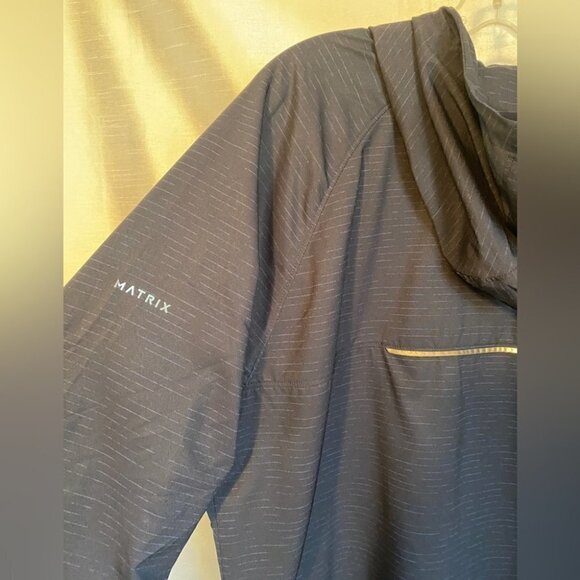 Matrix Navy Blue  Full Zip Windbreaker Mens 2XL - Picture 10 of 12